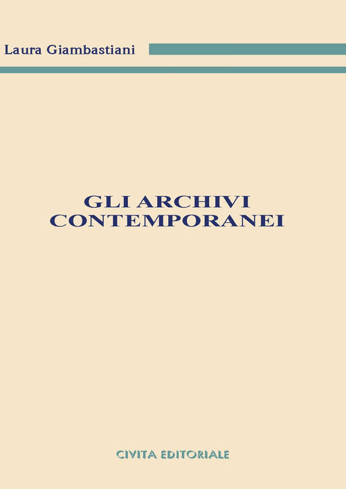 Cover of archivi contemporanei