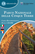 Cover of Parco nazionale delle Cinque Terre. Carta escursionistica 1:25 000. Ediz. italiana, inglese, tedesca e francese