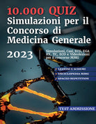 Cover of 10.000 quiz. Simulazioni per il concorso di medicina generale 2023