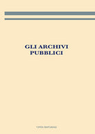 Cover of archivi pubblici