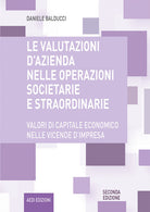 Cover of valutazioni d'azienda nelle operazioni societarie e straordinarie. Valori di capitale economico nelle vicende d'impresa