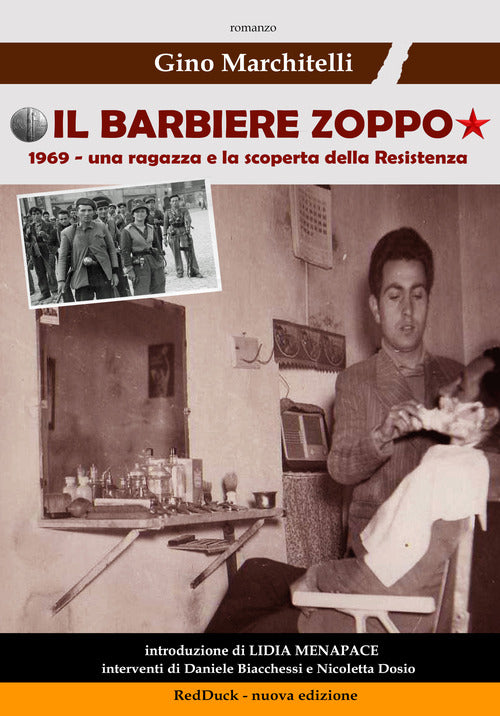 Cover of barbiere zoppo. 1969, una ragazza e la scoperta della Resistenza