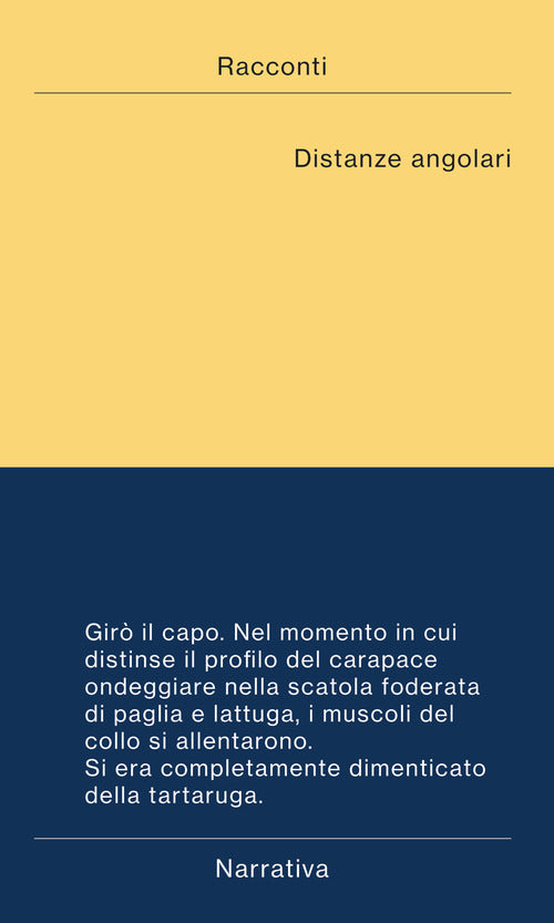 Cover of Distanze angolari