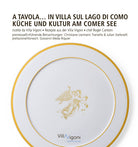 Cover of A tavola in Villa sul Lago di Como. Ricette da Villa Vigoni di Roger Cantoni-Küche und Kultur am Comer See. Rezepte aus der Villa Vigoni von Roger Cantoni