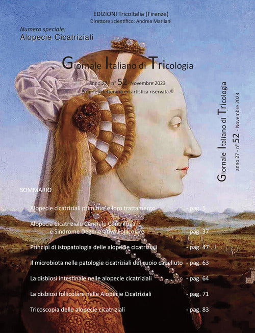 Cover of Giornale italiano di tricologia