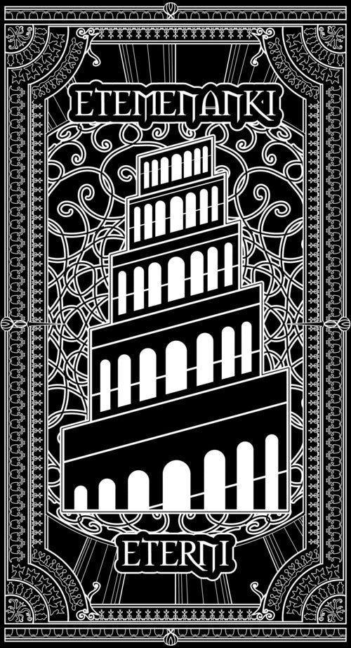 Cover of Etemenanki RPG. Tarocchi di Etemenanki