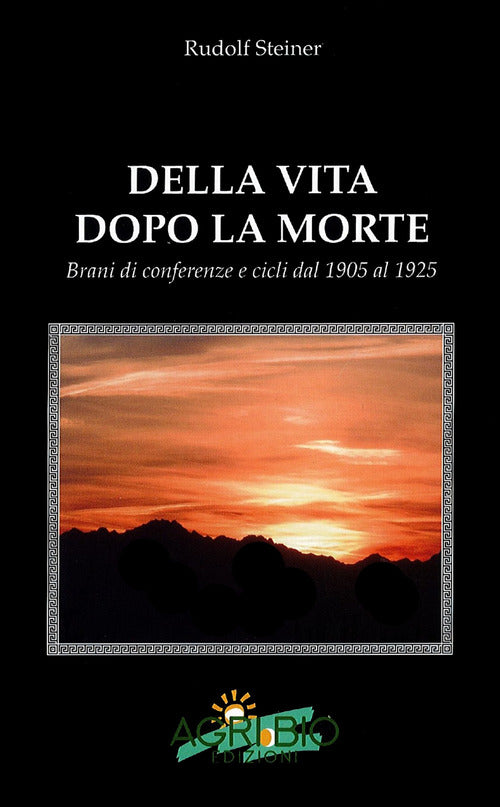 Cover of Della vita dopo la morte. Brani di conferenze e cicli dal 1905 al 1925