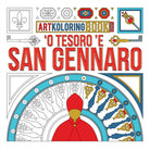 Cover of Tesoro 'e San Gennaro. Artkoloring book junior. Ediz. dialetto napoletano e inglese
