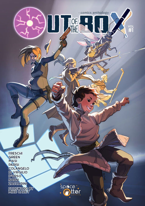 Cover of Out of the box. Comics anthology