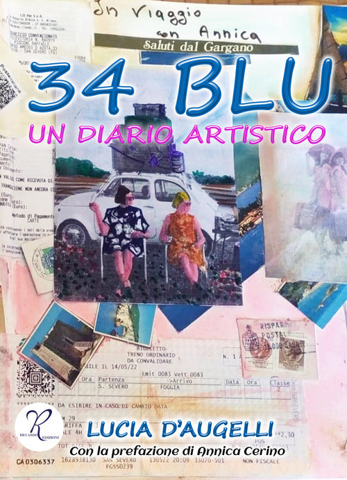 Cover of 34 Blu. Un diario artistico