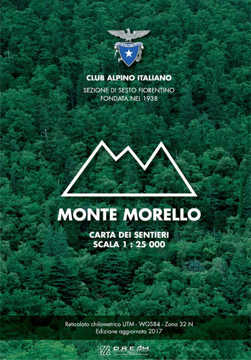 Cover of Monte Morello. Carta dei sentieri. Scala 1:25.000