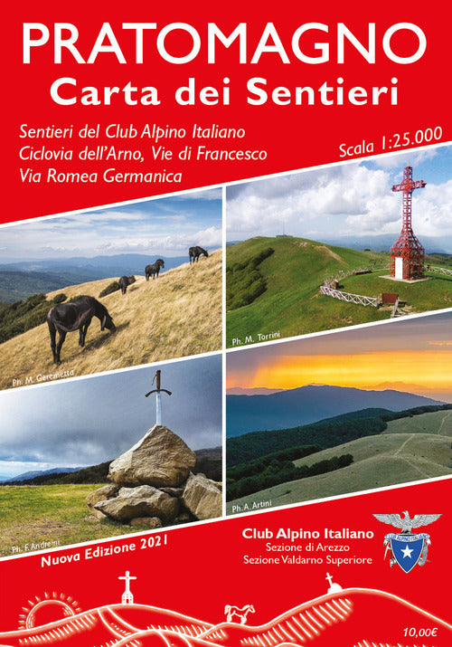 Cover of Carta dei sentieri del Pratomagno