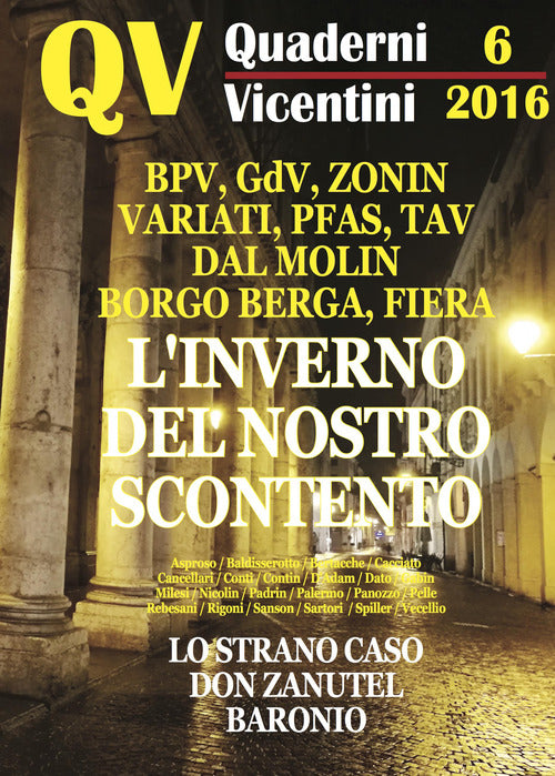 Cover of Quaderni vicentini 