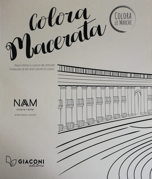 Cover of Colora Macerata. Tesori d'arte e cultura da colorare. Ediz. italiana e inglese
