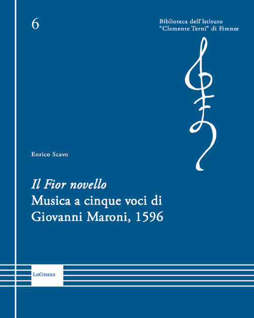 Cover of Fior novello, musica a cinque voci di Giovanni Maroni, 1596