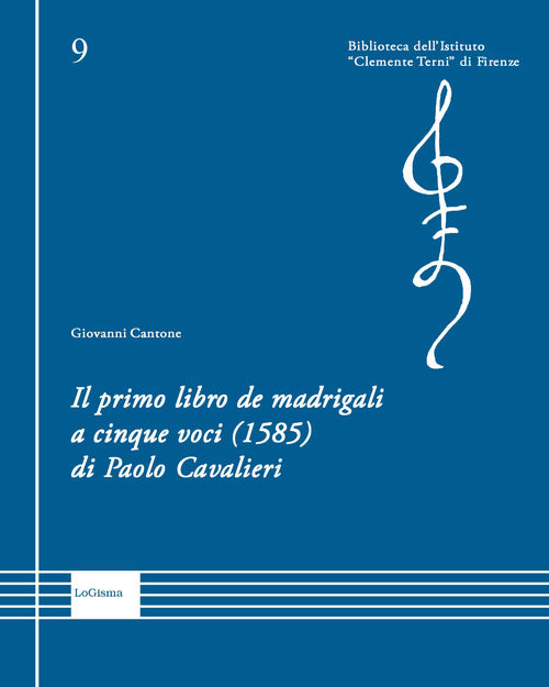 Cover of primo libro de madrigali a cinque voci (1585) di Paolo Cavalieri