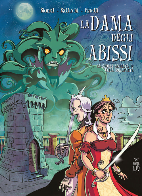 Cover of dama degli abissi. La storia segreta di Elisa Bonaparte