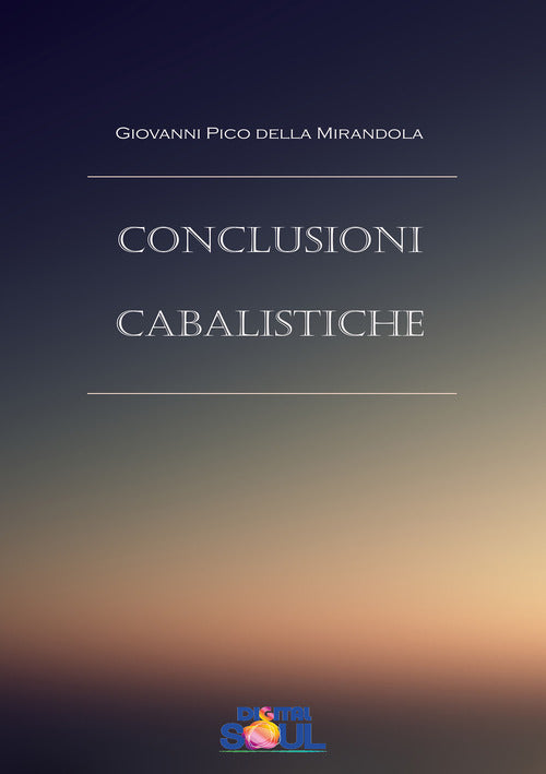 Cover of Conclusioni cabalistiche