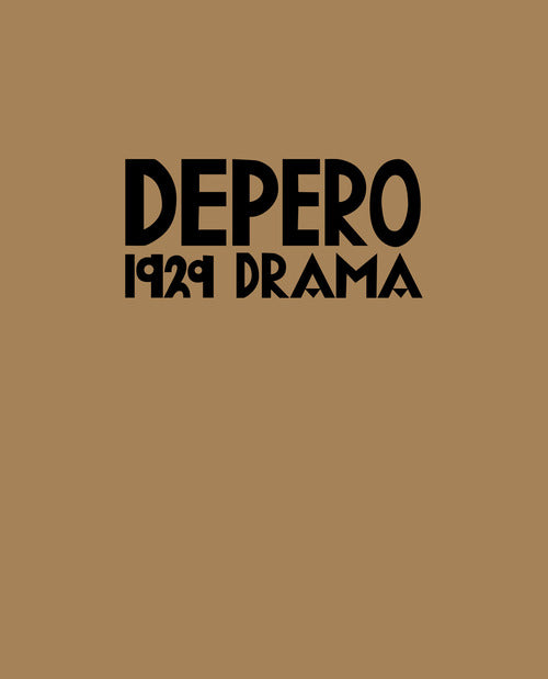 Cover of Depero. 1929 Drama