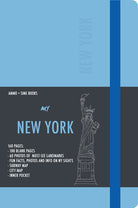 Cover of New York visual notebook. Blue duck egg
