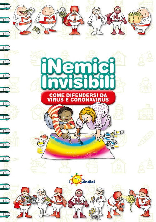Cover of nemici invisibili. Come difendersi da virus e Coronavirus