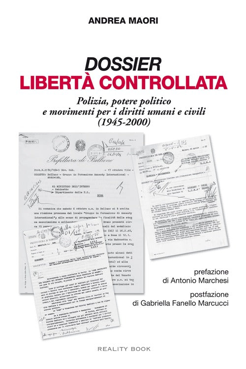 Cover of Dossier libertà controllata. Polizia, potere politico e movimenti per i diritti umani e civili (1945-2000)