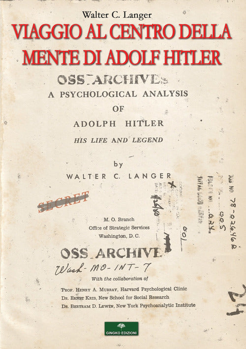 Cover of Viaggio al centro della mente di Adolf Hitler