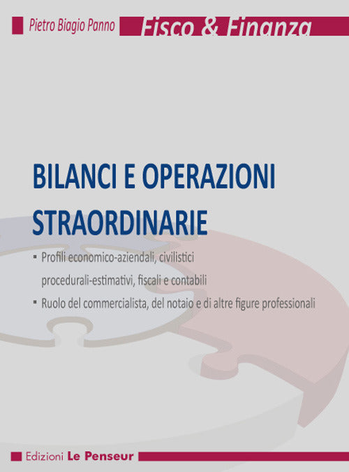 Cover of Bilanci e operazioni straordinarie