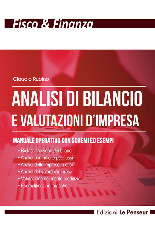Cover of Analisi di bilancio e valutazioni d'impresa. Manuale operativo con schemi ed esempi