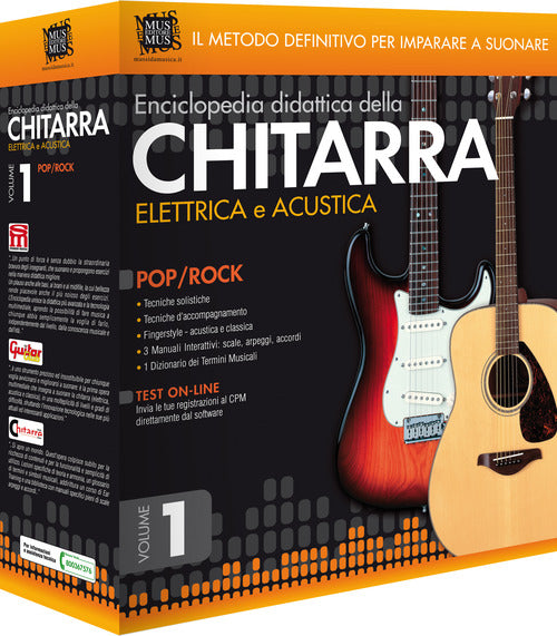 Cover of Enciclopedia didattica della chitarra elettrica e acustica