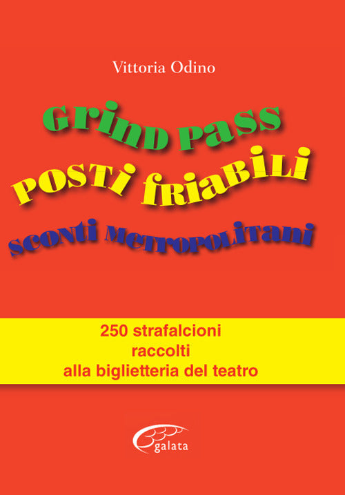 Cover of Grind Pass, posti friabili, sconti metropolitani. 250 strafalcioni raccolti alla biglietteria del teatro