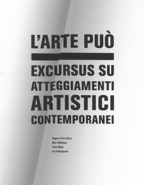 Cover of arte può. Excursus su atteggiamenti artistici contemporanei