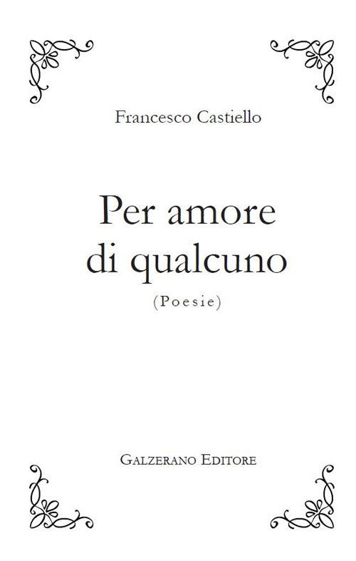 Cover of Per amore di qualcuno