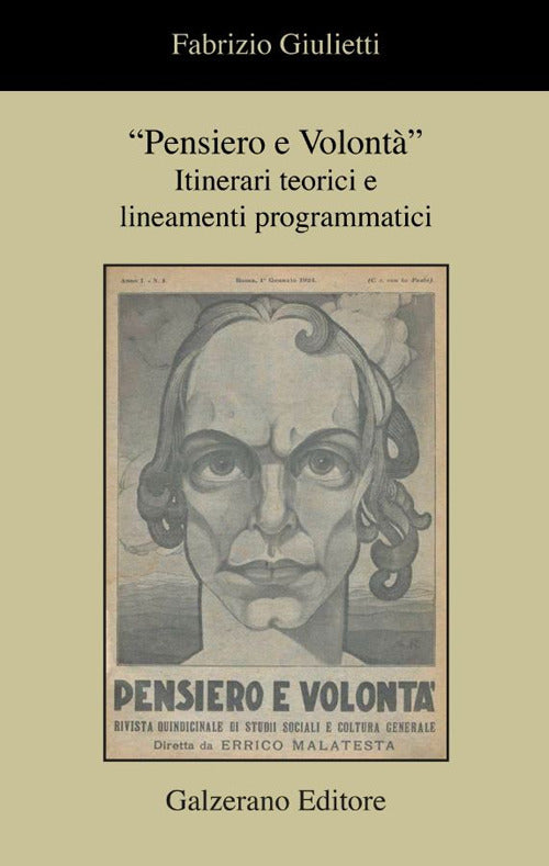 Cover of «Pensiero e volontà». Itinerari teorici e lineamenti programmatici