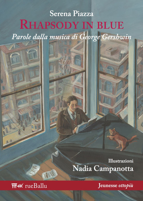 Cover of Rhapsody in blue. Parole dalla musica di George Gershwin