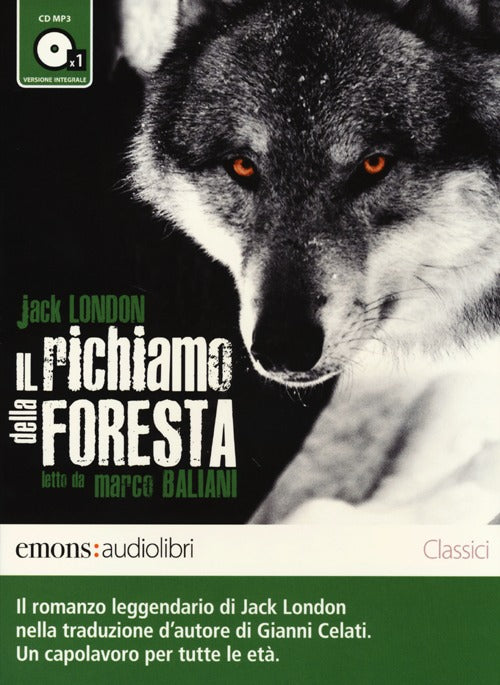 Cover of richiamo della foresta letto da Marco Baliani. Audiolibro. CD Audio formato MP3. Audiolibro. CD Audio formato MP3