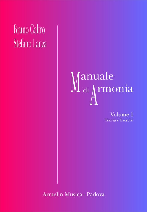 Cover of Manuale di armonia