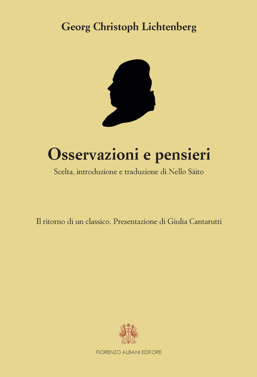 Cover of Osservazioni e pensieri