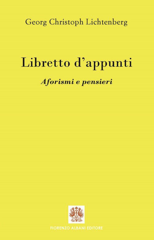 Cover of Libretto d'appunti. Aforismi e pensieri