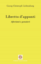 Cover of Libretto d'appunti. Aforismi e pensieri