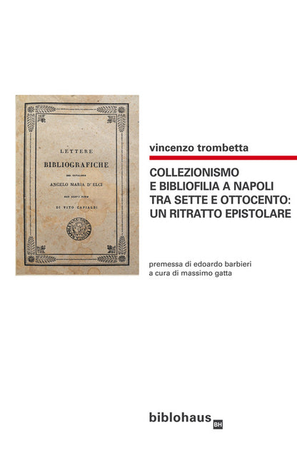 Cover of Collezionismo e bibliofilia a Napoli tra Sette e Ottocento: un ritratto epistolare