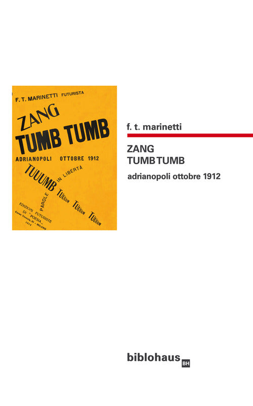 Cover of Zang tumb tumb. Adrianopoli ottobre 1912