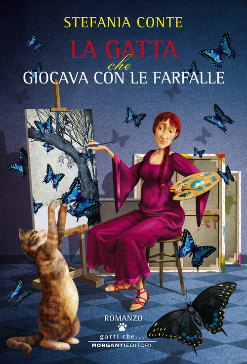 Cover of gatta che giocava con le farfalle