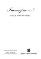 Cover of Immagine. Note di storia del cinema