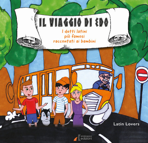 Cover of viaggio di Edo. I detti latini più famosi raccontati ai bambini