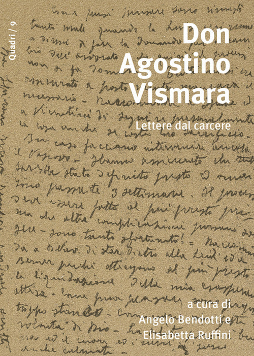 Cover of Don Agostino Vismara. Lettere dal carcere