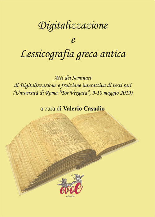 Cover of Digitalizzazione e lessicografia greca antica