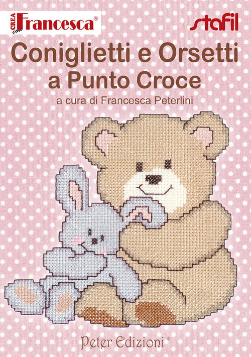 Cover of Coniglietti e orsetti a punto croce