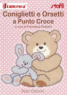 Cover of Coniglietti e orsetti a punto croce