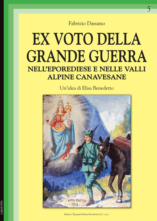 Cover of Ex voto della grande guerra